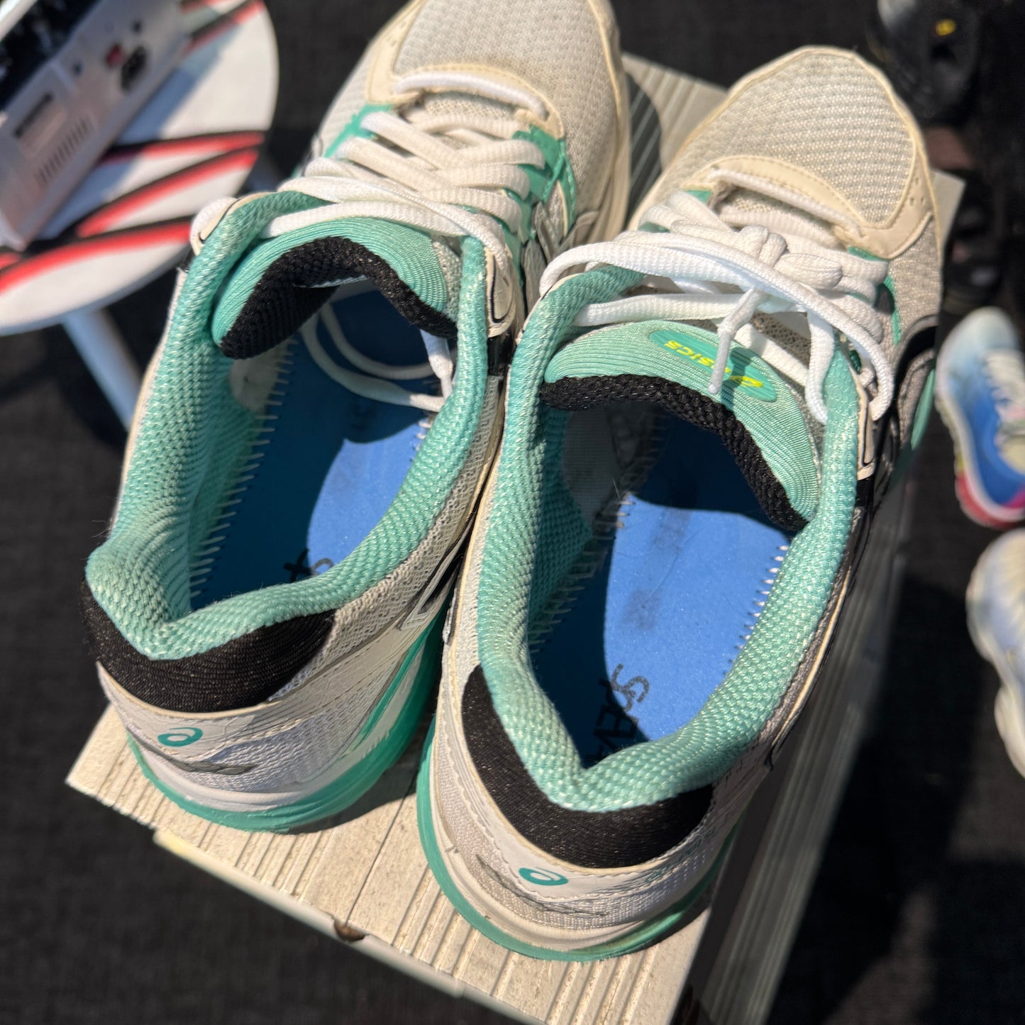 Asics Gel Pulse 7 'White Teal Neon' (Second hand)