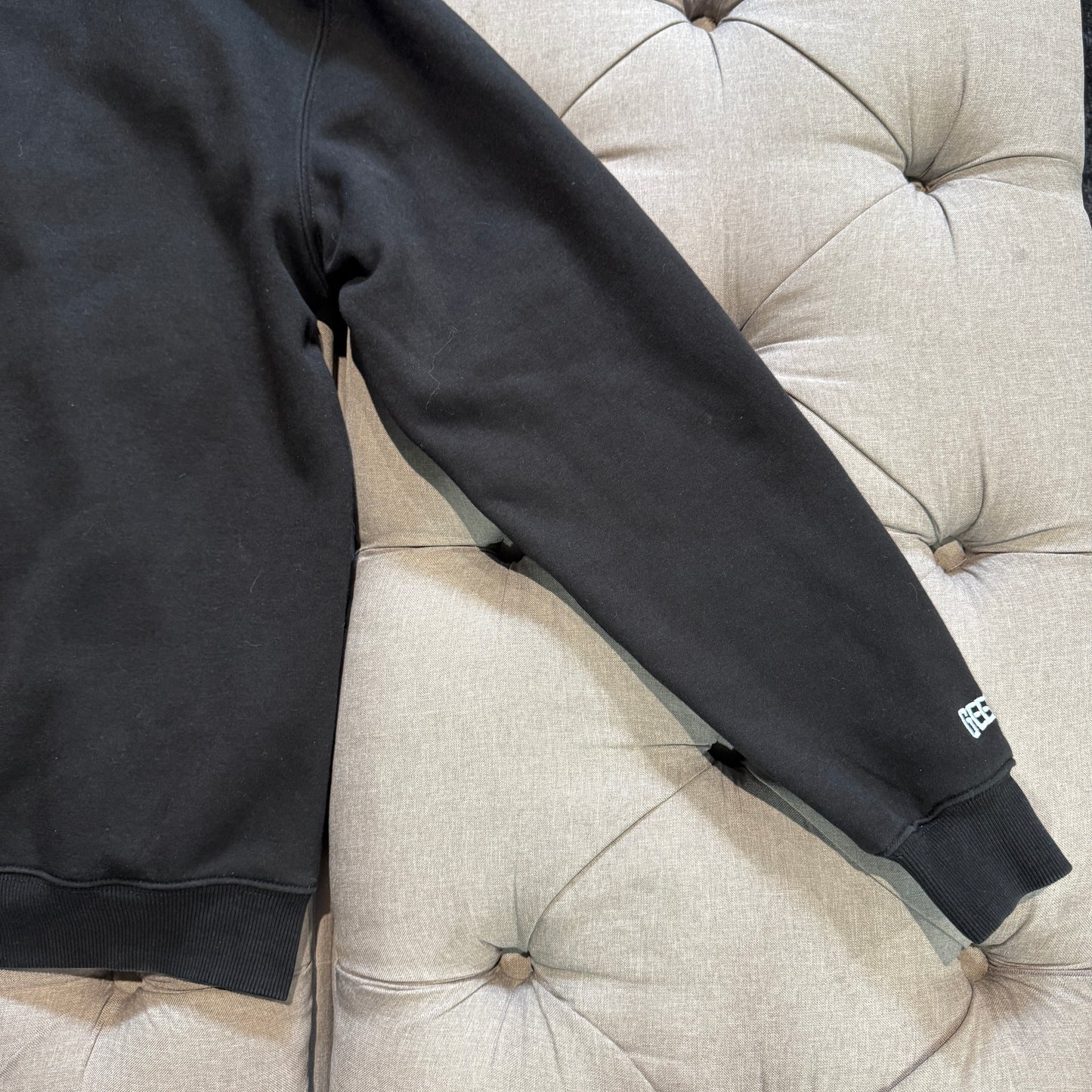 Geedup Handstyle Hoodie 'Black Baby Blue' (Second hand)