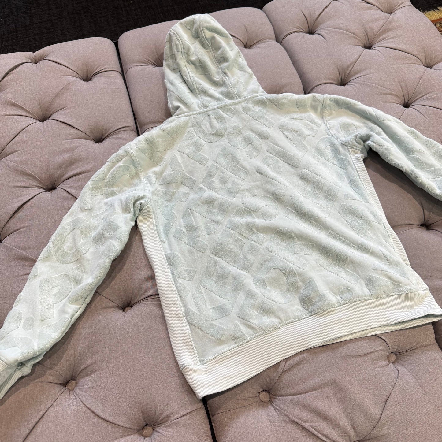 Geedup Monogram Play For Keeps Hoodie 'Teal' (Second hand)