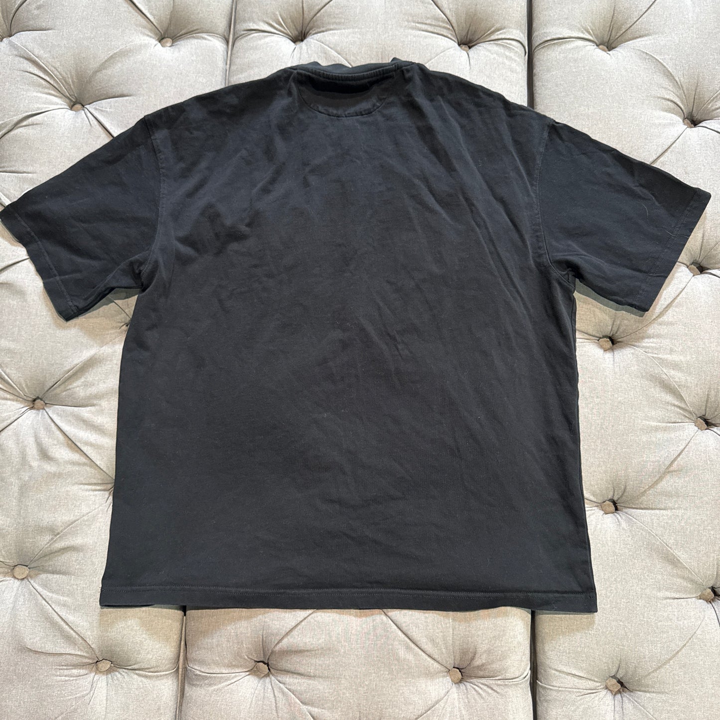 Geedup Satin Team Logo T-shirt 'Black Grey' (Second hand)