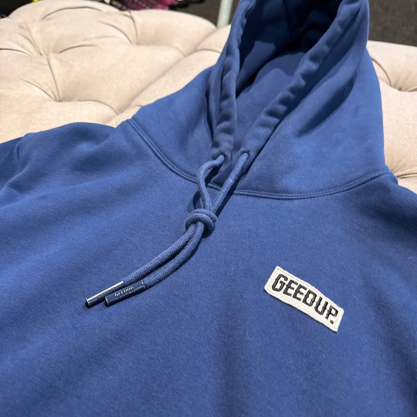 Geedup Back Logo PFK Hoodie 'Navy Blue' (Second hand)