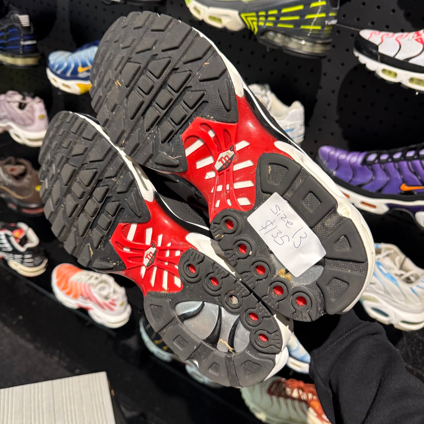 Nike Air Max Plus 'TN' Pure Platinum University Red (Second hand)