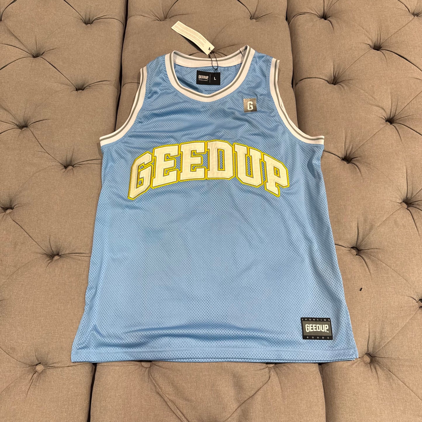 Geedup Team Logo Jersey 'Blue Yellow' (Second hand)