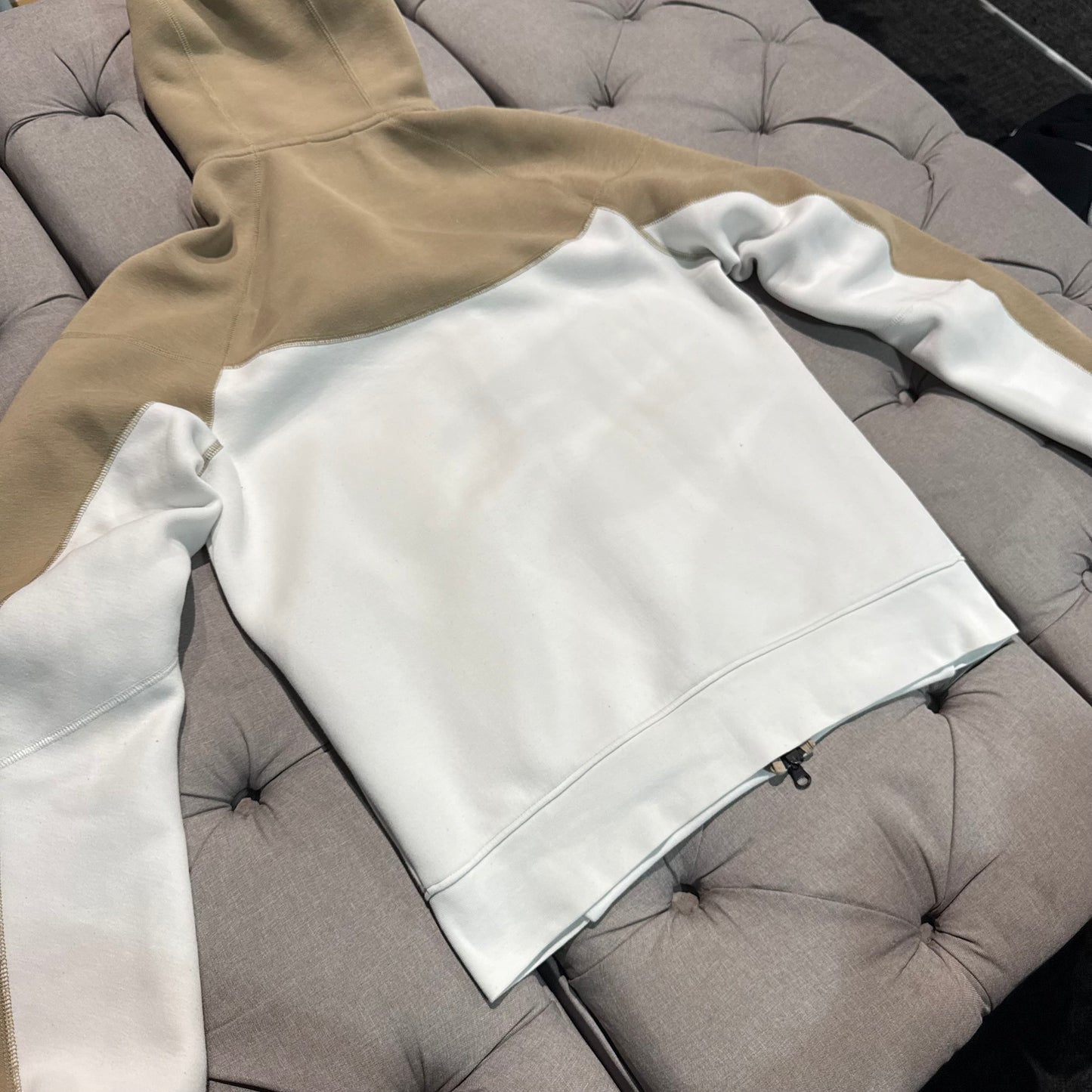 Nike Tech Fleece Jacket 'Brown White' (Second hand)