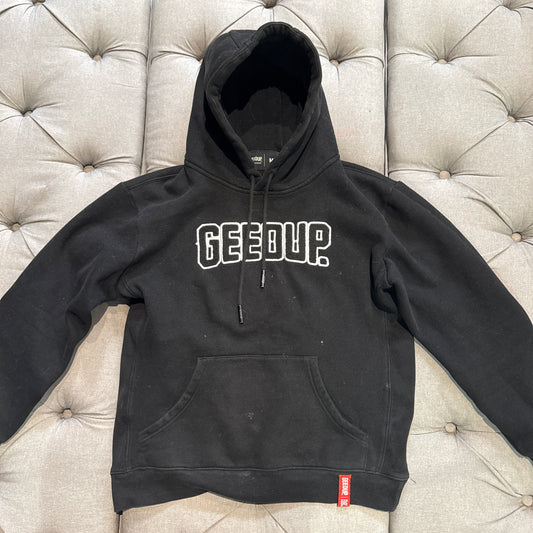 Geedup Play For Keeps Hoodie 'Black Black White' (Second hand)