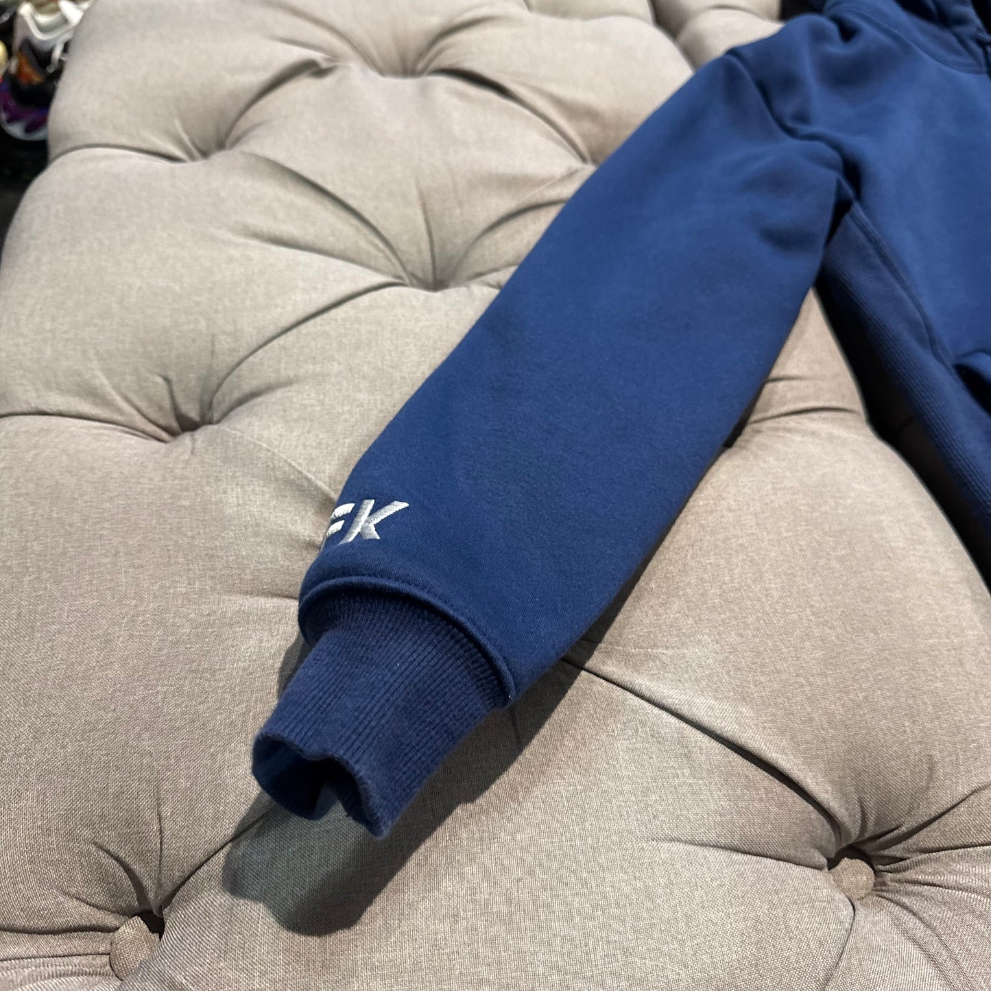 Geedup Back Logo PFK Hoodie 'Navy Blue' (Second hand)