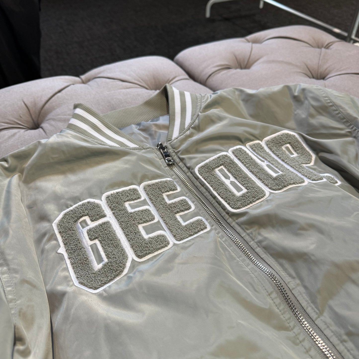 Geedup Los Angeles Bomber Jacket 'Khaki' (Second hand)