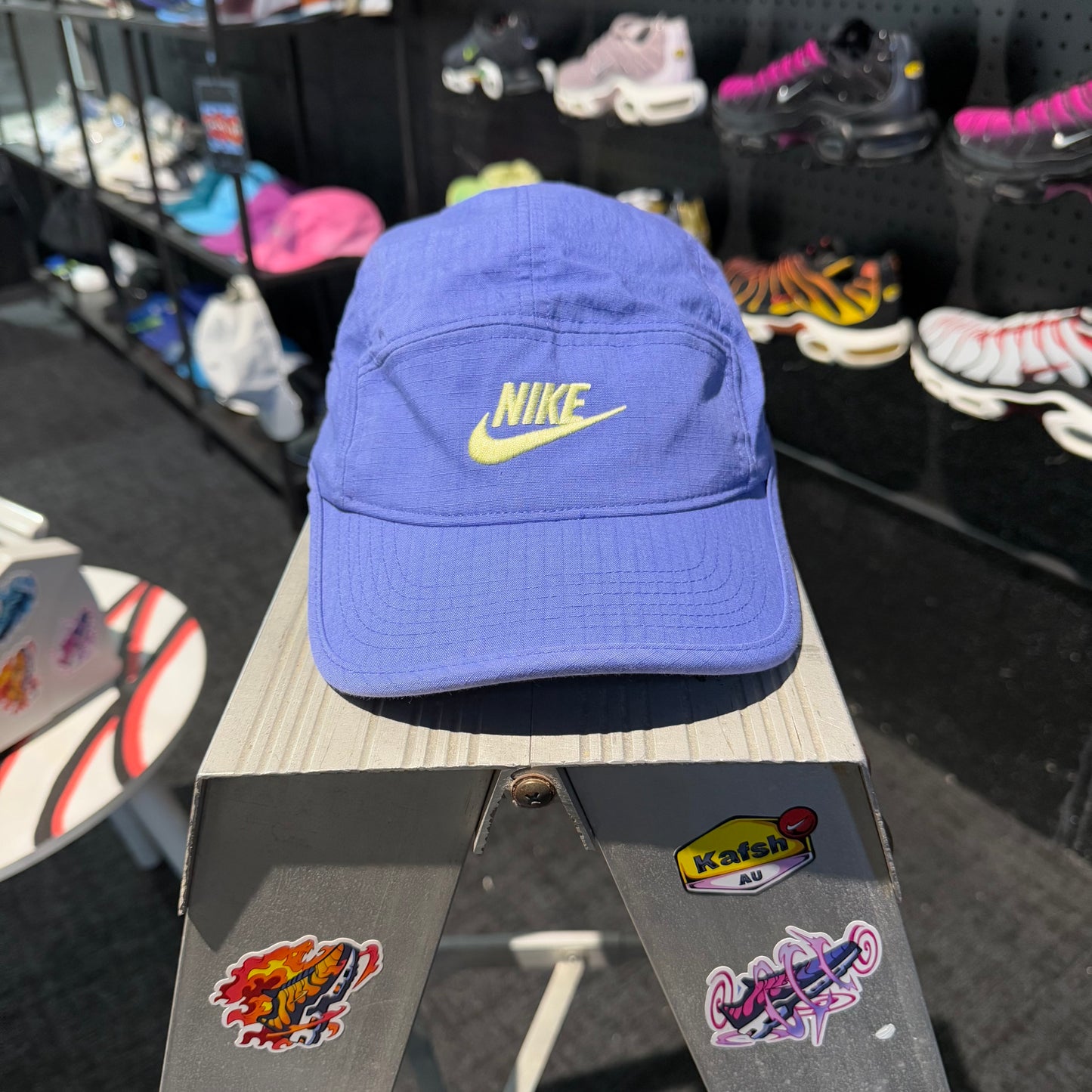 Nike Fly Cap Embroider Logo 'Blue/Purple Tint Neon' (Second hand)
