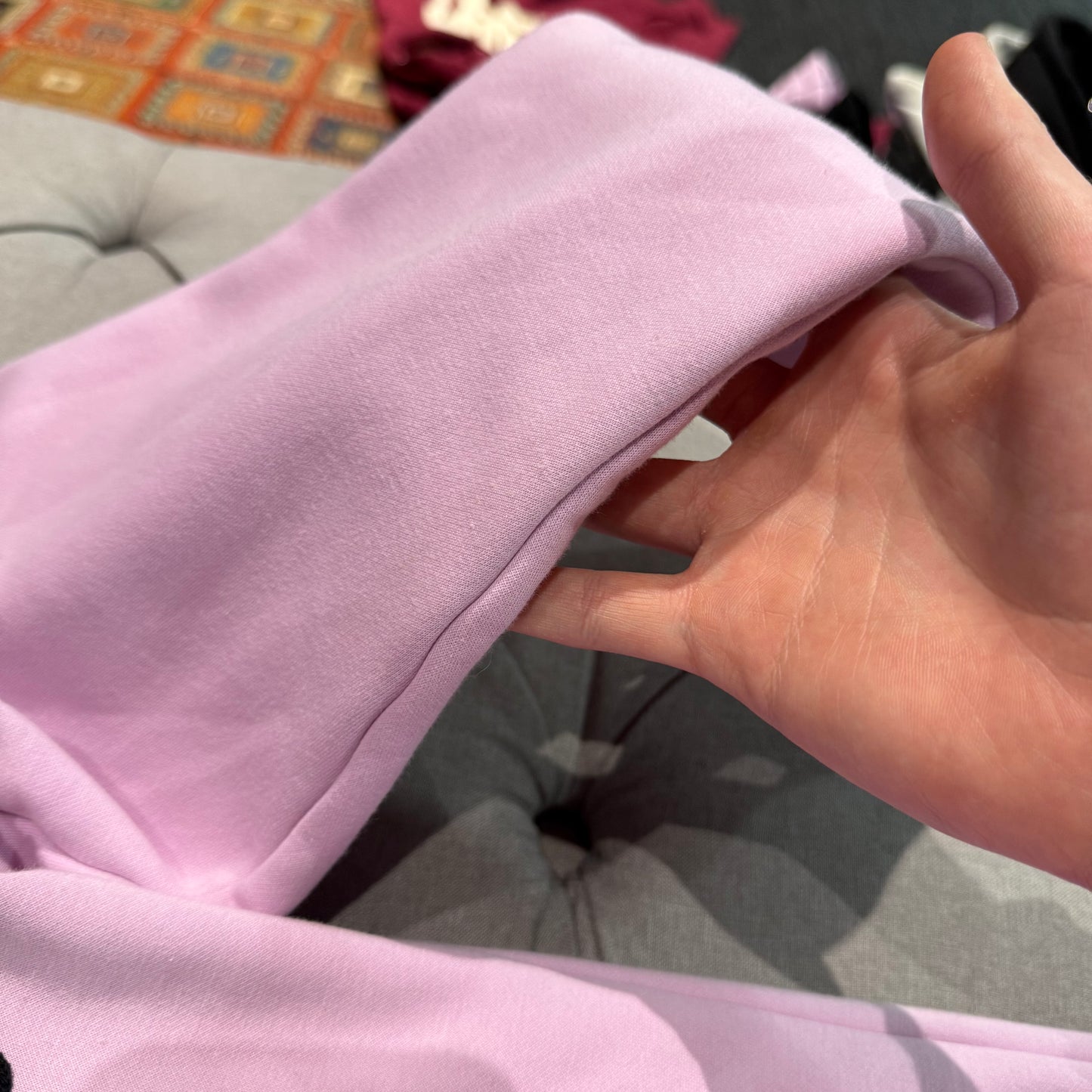 Geedup Handstyle Hoodie 'Lavender Black' (Second hand)