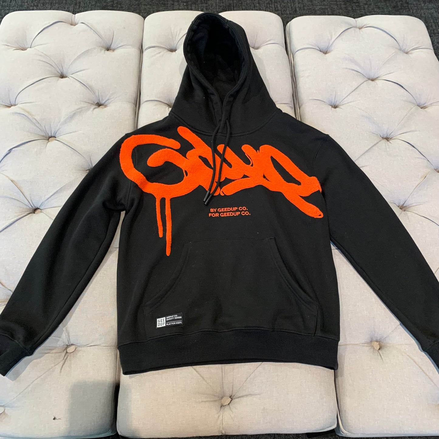 Geedup Handstyle Hoodie ‘Burnt Orange’ (Second hand)