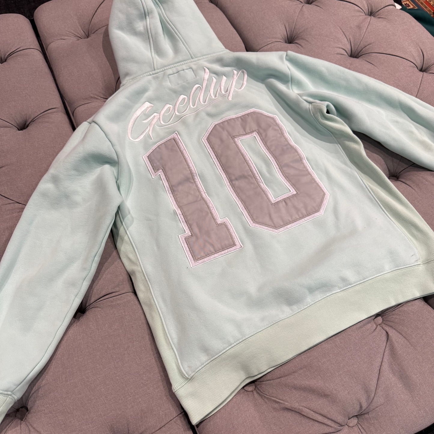 Geedup Jersey Logo Hoodie 'Tiffany' (Second hand)