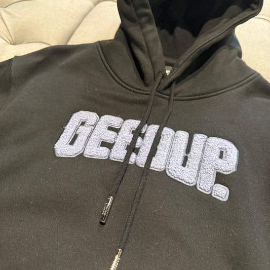 Geedup Play For Keeps Hoodie 'Black Lavender' (Second hand)