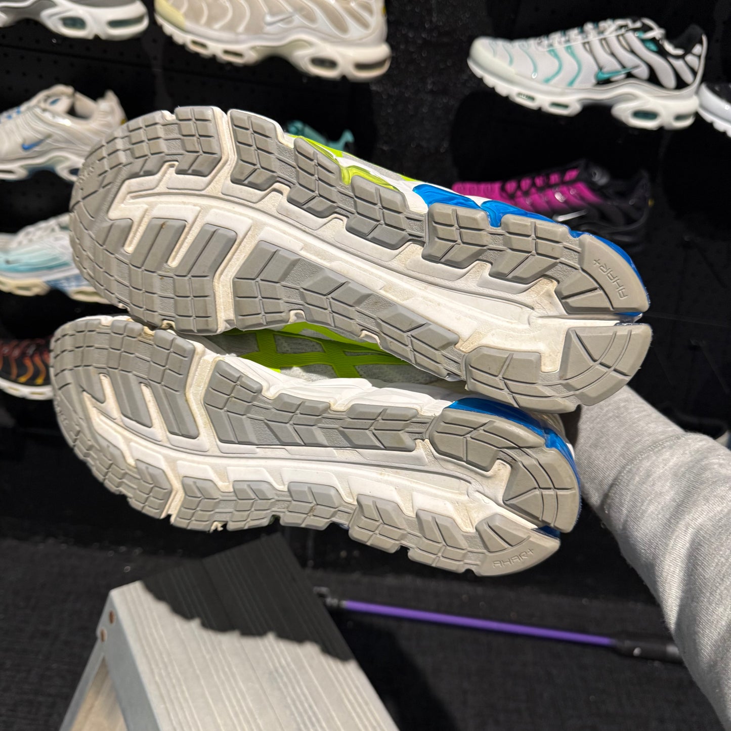 Asics Gel-Quantum 180 5 'Grey Blue Neon' (Second hand)