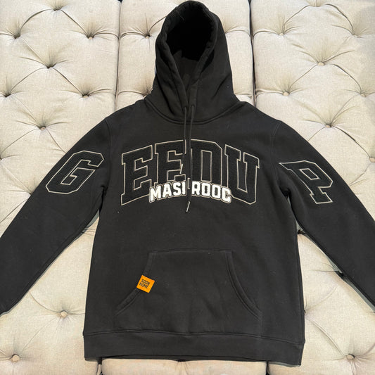 Geedup Co X Masi Rooc Team Logo Hoodie 'Black White' (Second hand)