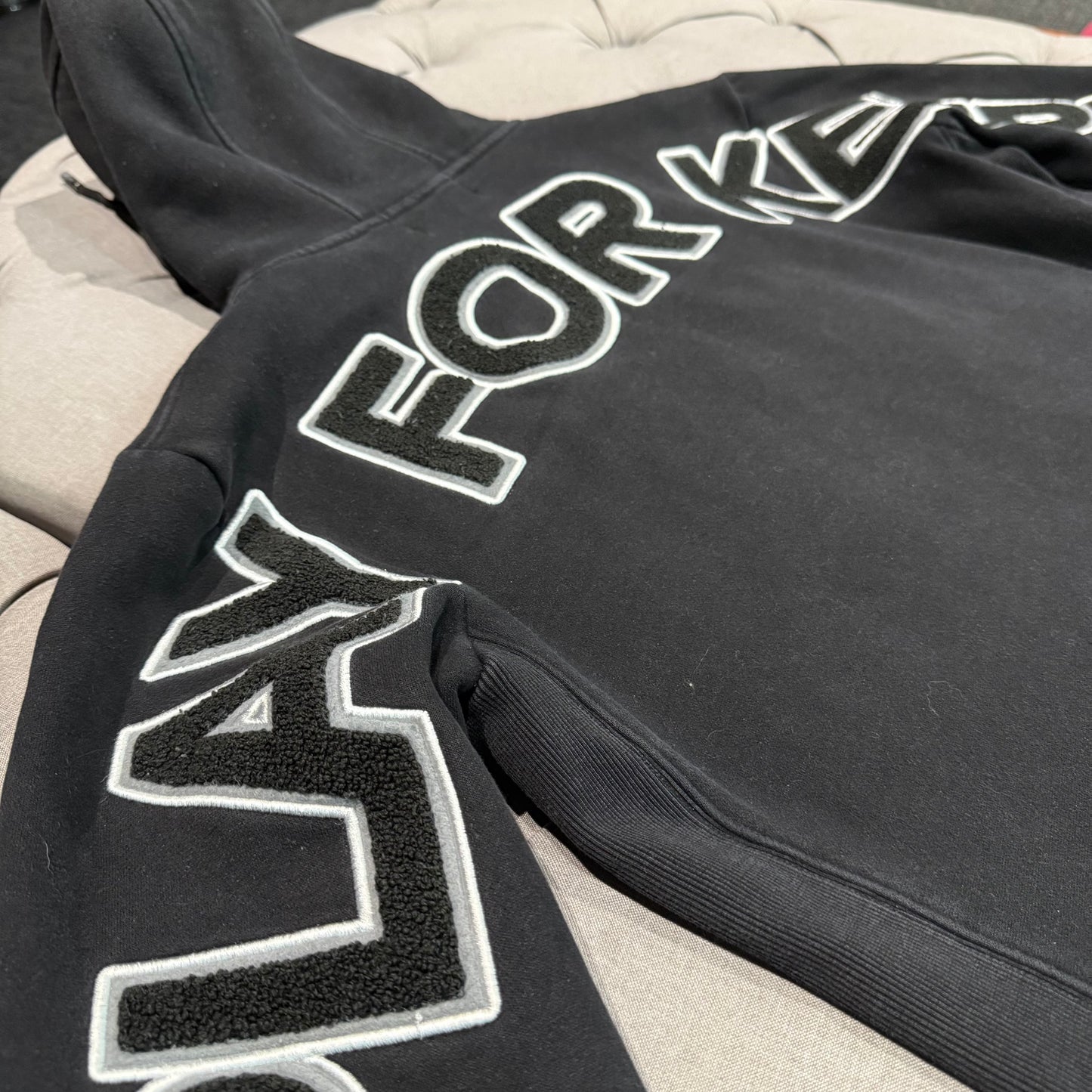 Geedup Play For Keeps Hoodie 'Black White Black' (Second hand)
