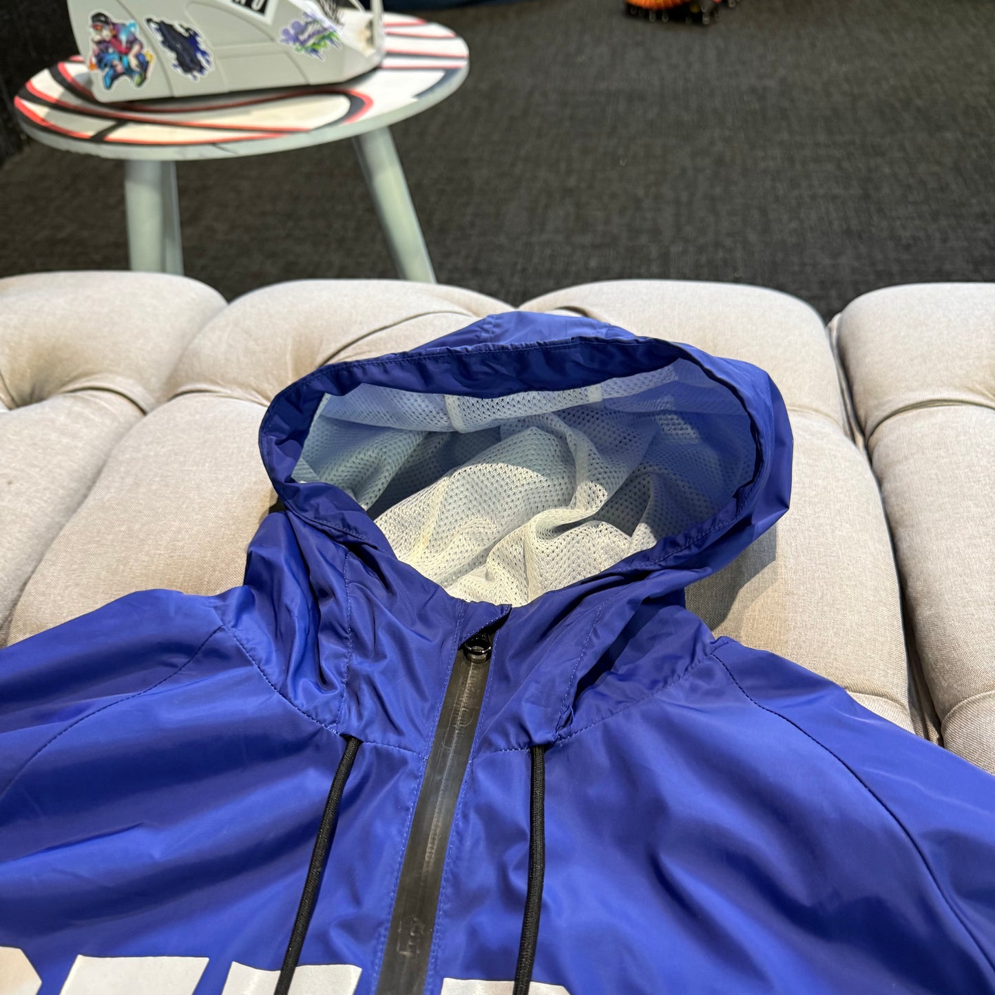 Geedup PFK windbreaker 'Blue White' (Second hand)