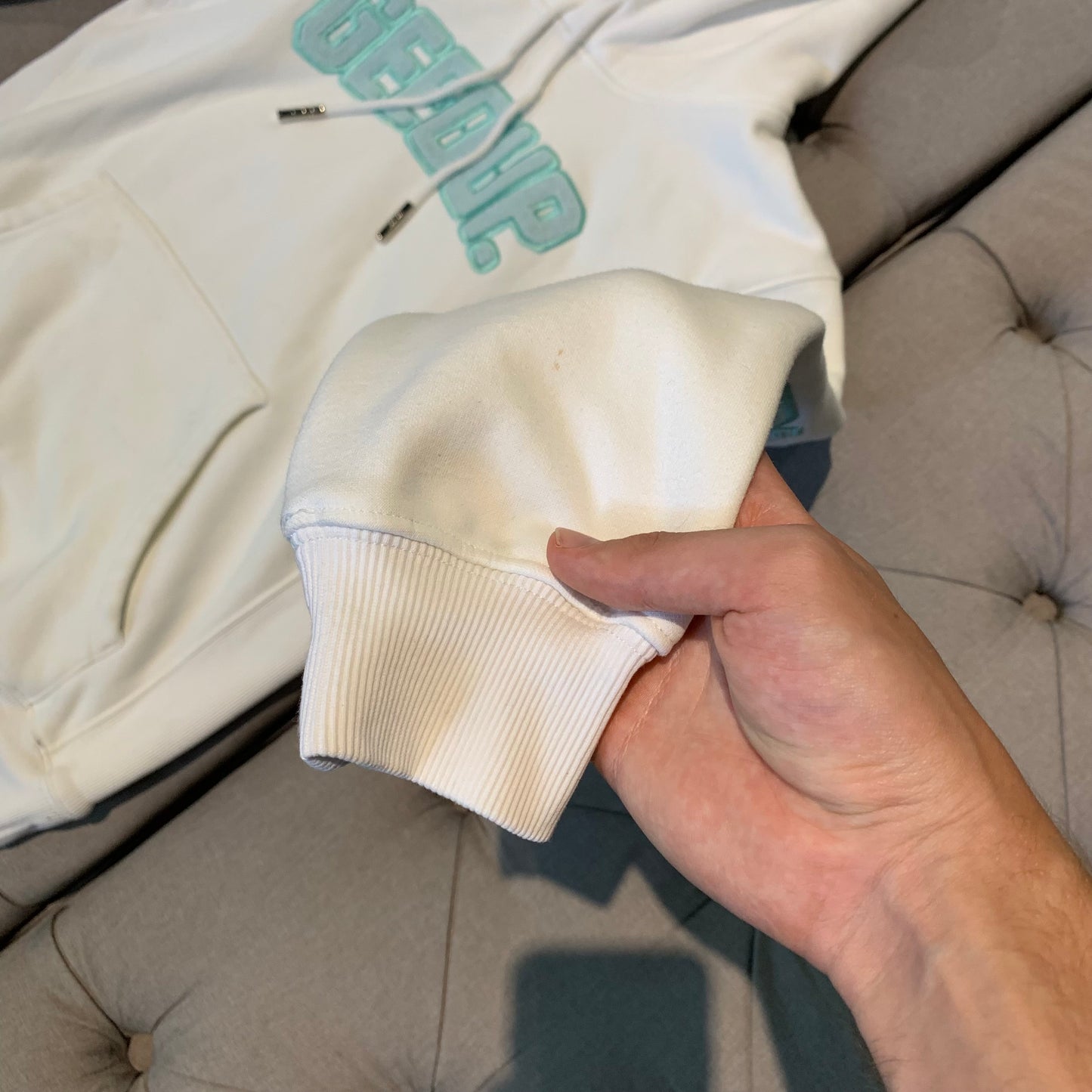 Geedup Play For Keeps Hoodie ‘Bone Teal’ (Second hand)
