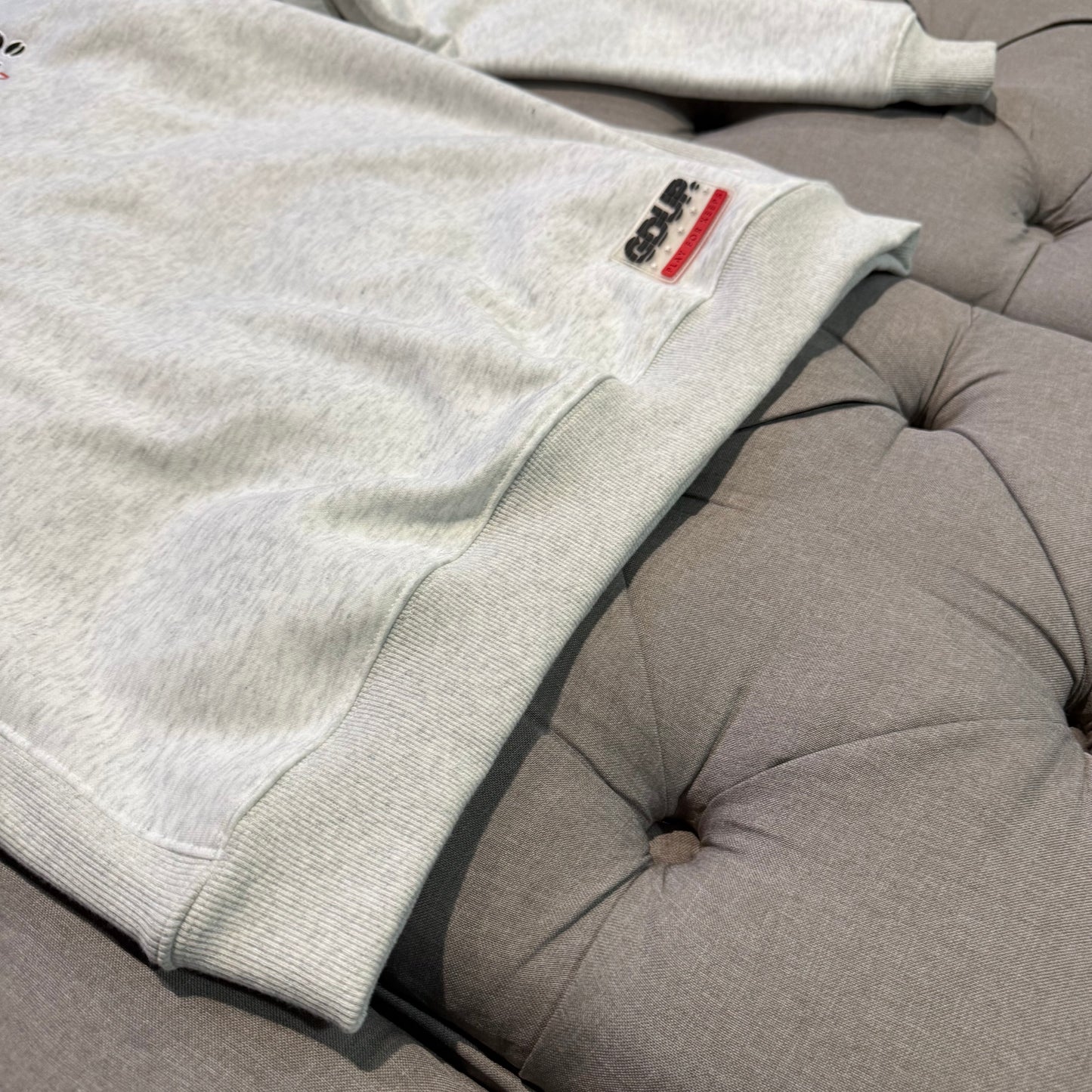 Geedup Sportsman Crewneck 'White Marle Red' (Second hand)