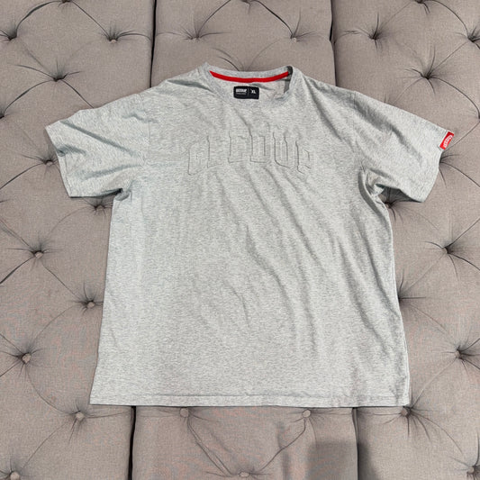 Geedup Embossed Logo T-Shirt 'Grey' (Second hand)