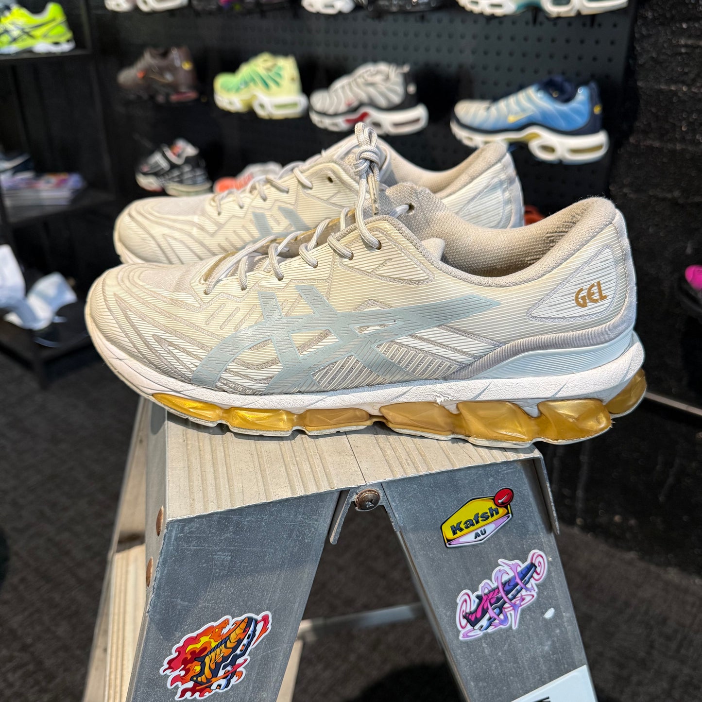 Asics Gel Quantum 360 VII 'White/Pure Gold' (Second hand)
