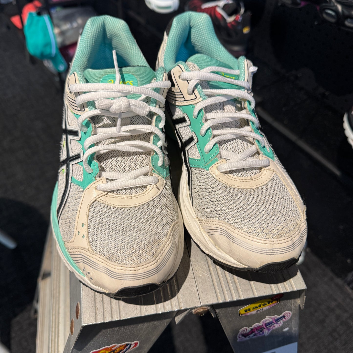 Asics Gel Pulse 7 'White Teal Neon' (Second hand)