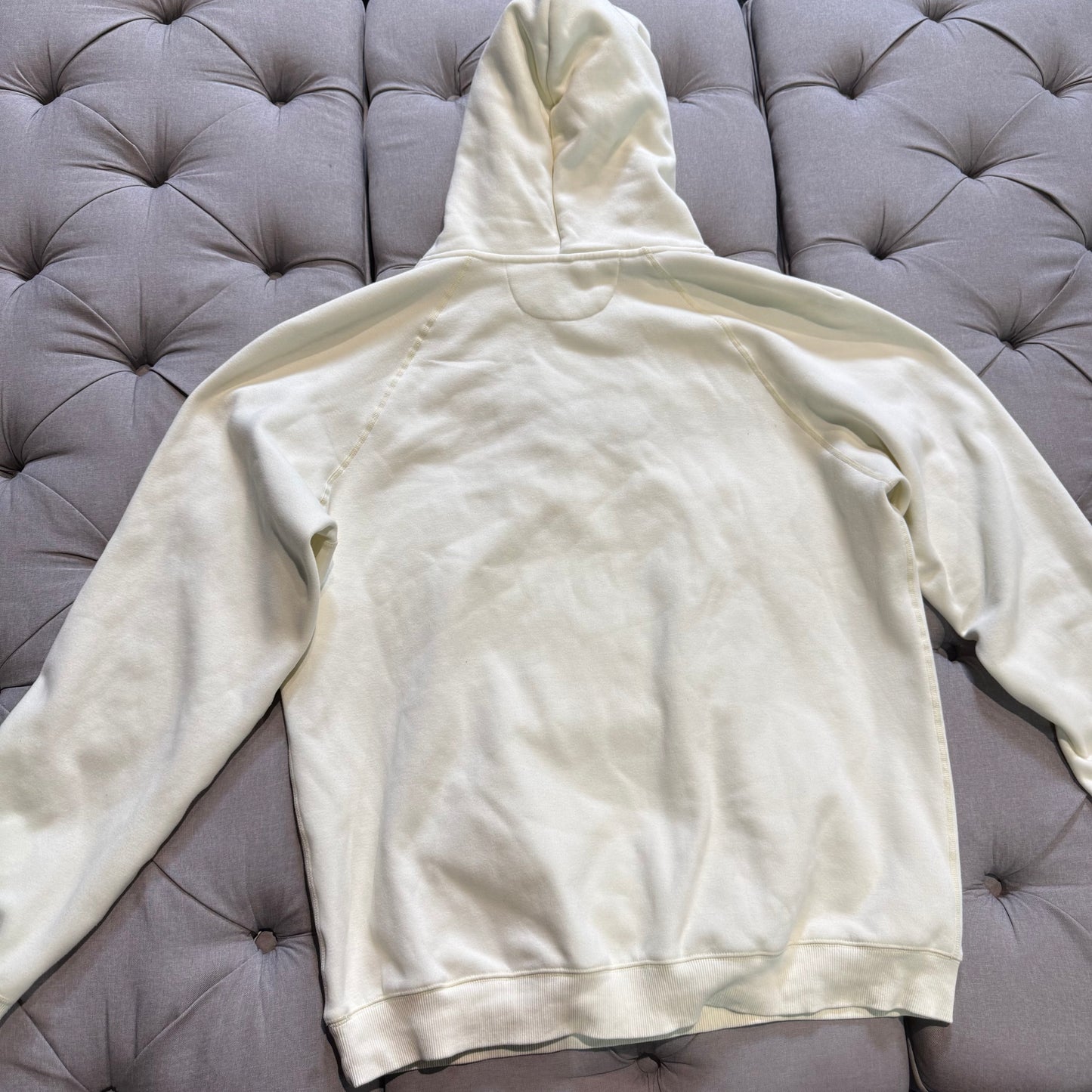 Geedup PFK Hood Logo Script Hoodie 'Cream Black' (Second hand)