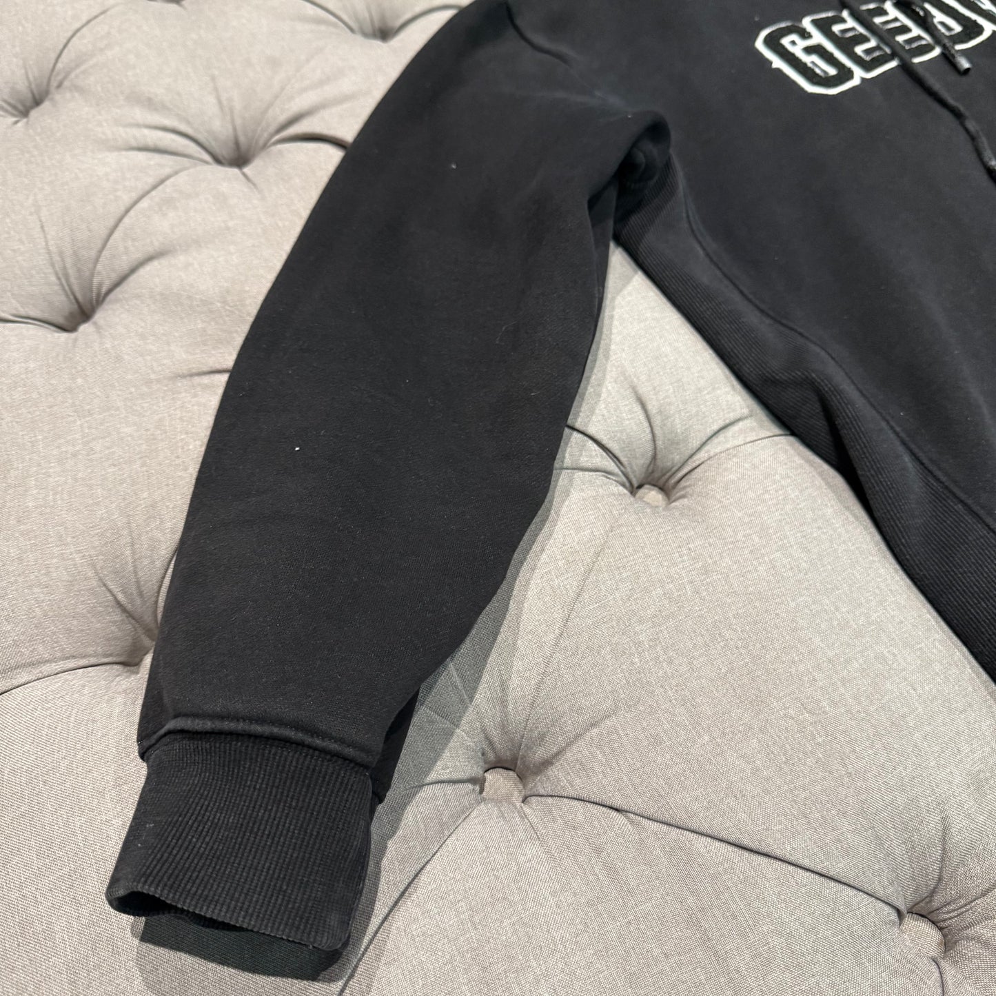 Geedup Play For Keeps Hoodie 'Black White Black' (Second hand)
