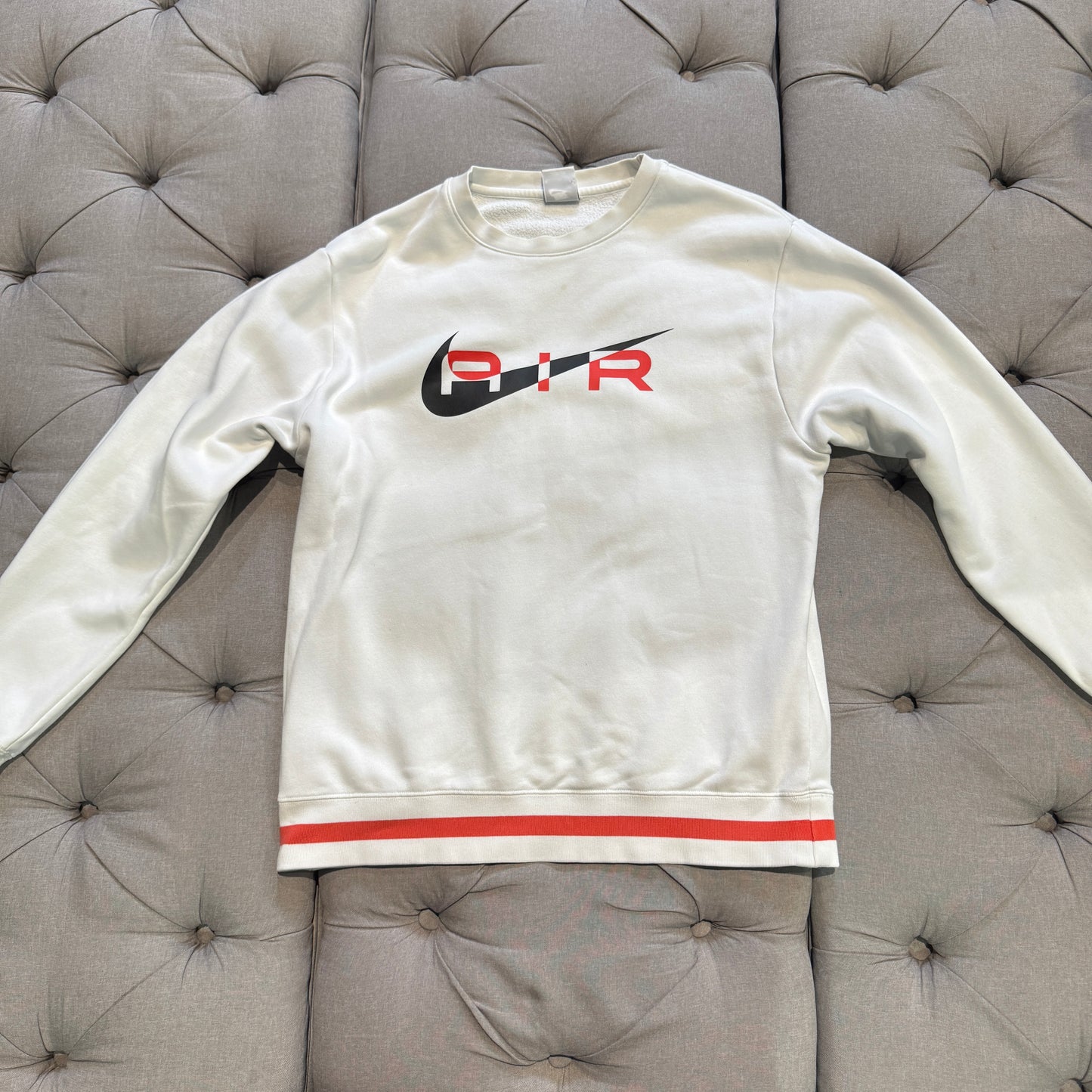 Nike Air Crewneck 'White Red Black' (Second hand)