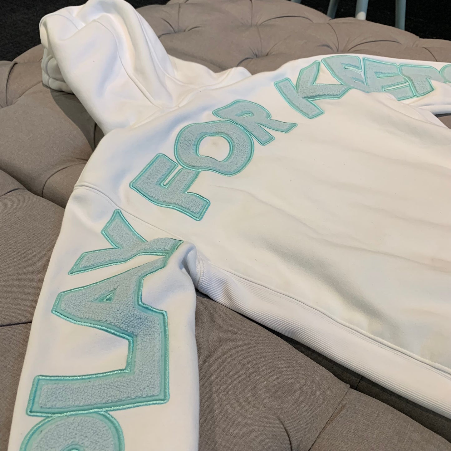 Geedup Play For Keeps Hoodie ‘Bone Teal’ (Second hand)