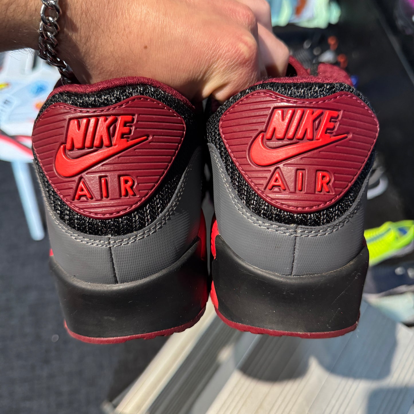 Nike Air Max 90 'Team Red Black Dark Grey' (2015) (Second hand)
