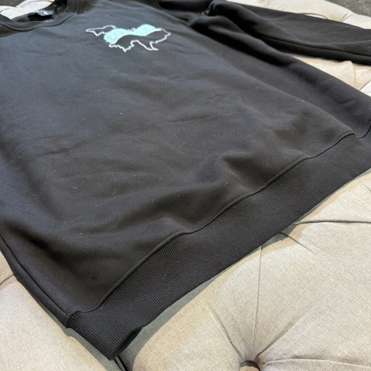 Geedup Proud to be a Problem Crewneck 'Black Teal' (Second hand)