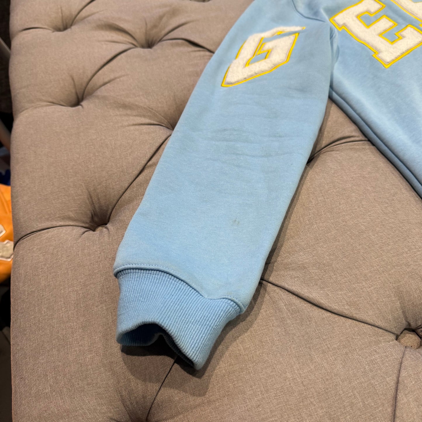 Geedup Team Logo Hoodie 'Sky Blue Yellow' (Second hand)