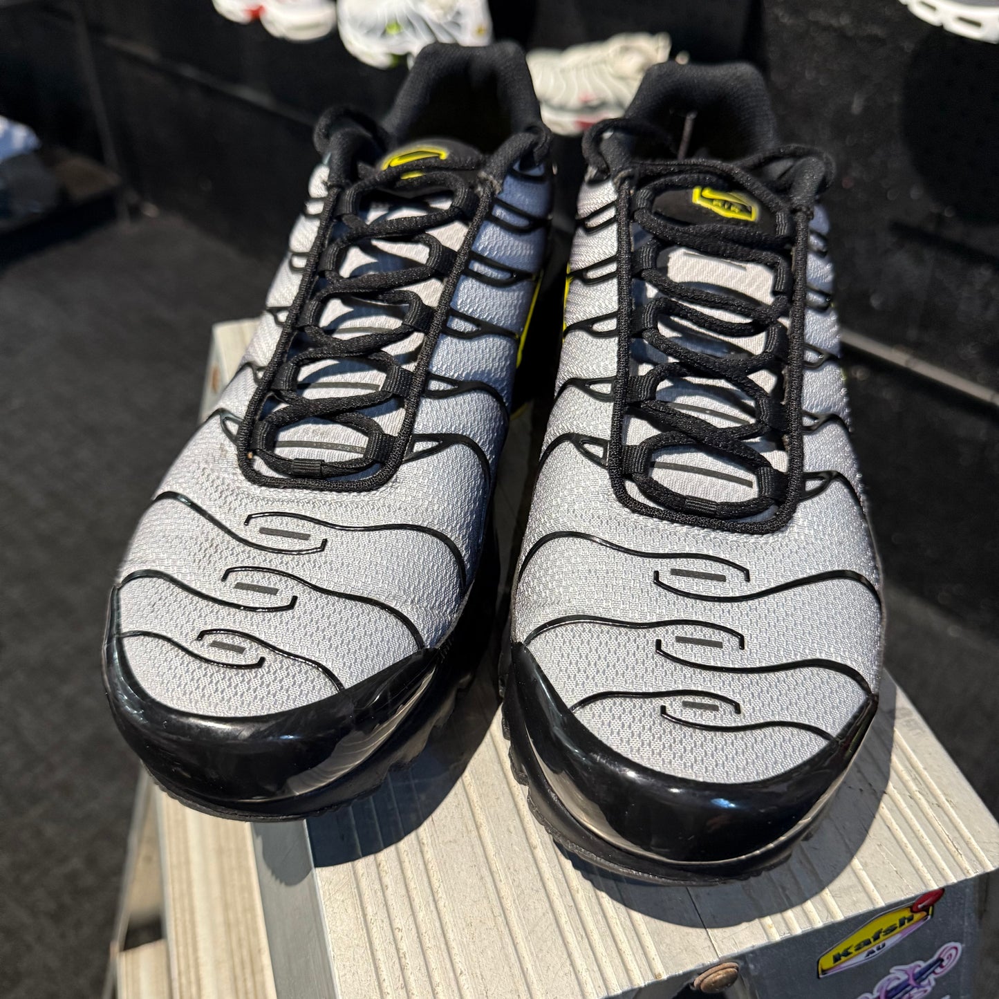 Nike Air Max Plus 'TN' Wolf Grey Optic Yellow (Second hand)