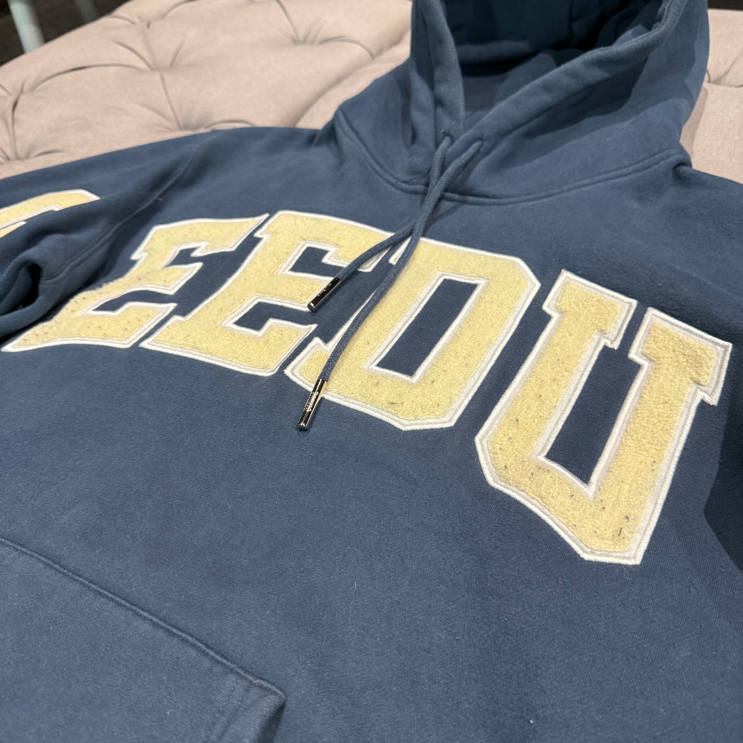 Geedup Team Logo Hoodie 'Blue Cream' (Second hand)