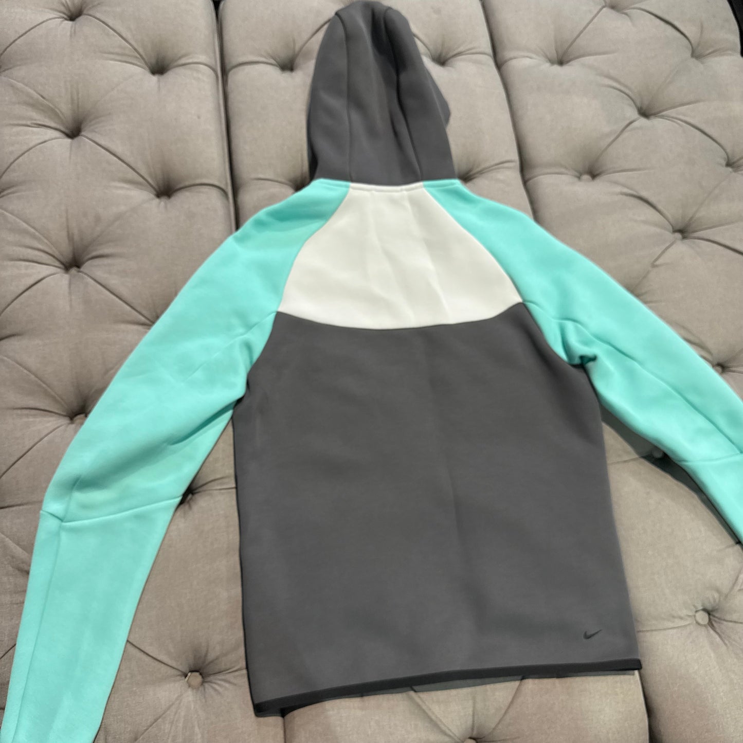 Nike Tech Fleece Jacket 'Grey Aqua Teal' (Second hand)