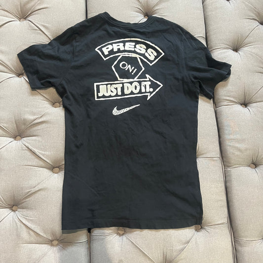 Nike Press On Just Do It T-Shirt 'Black' (Second hand)