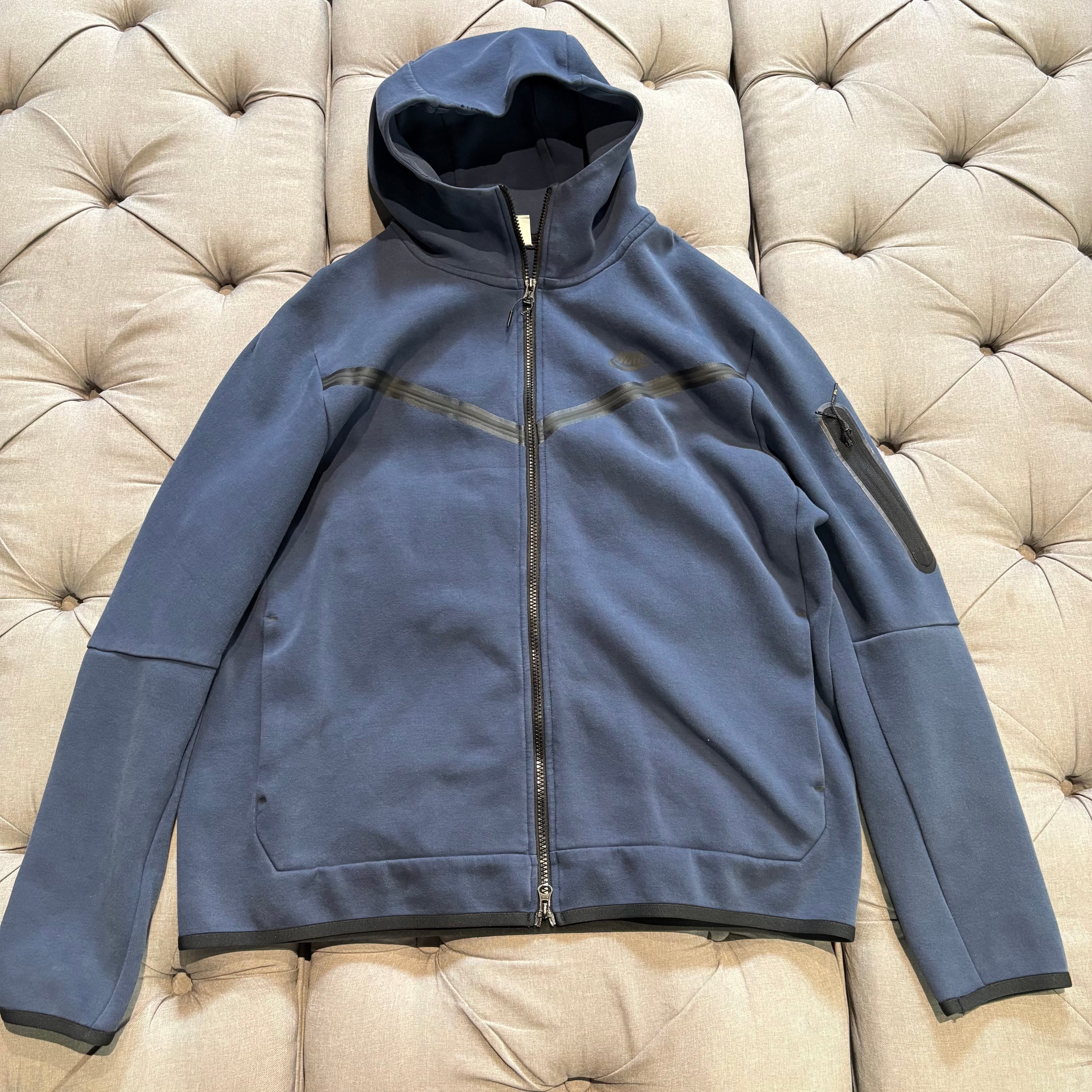 Nike Tech Fleece Jacket 'Navy' (Second hand)