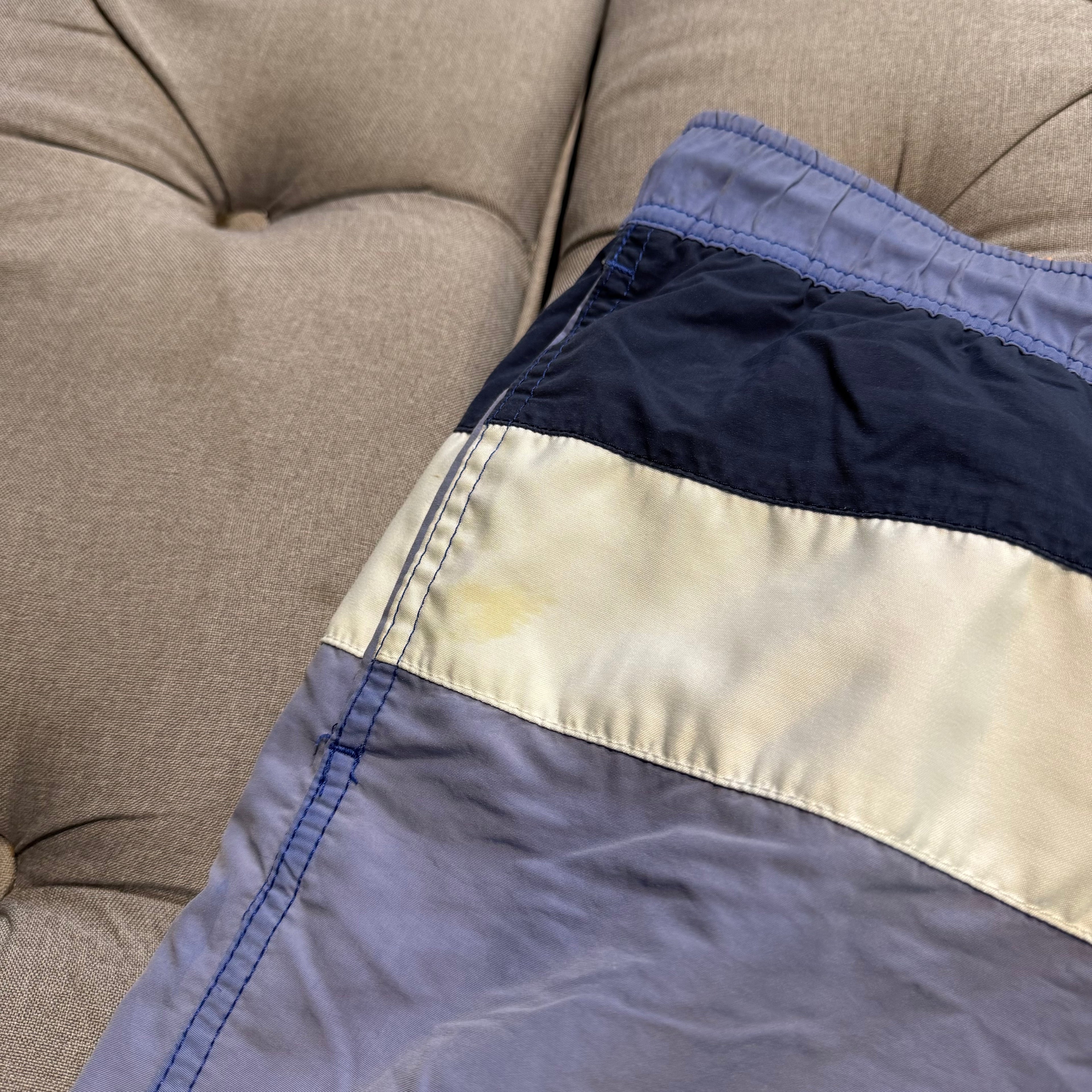 Nautica 83 Striped Swim Shorts 'Blue White Peach' (Second hand)