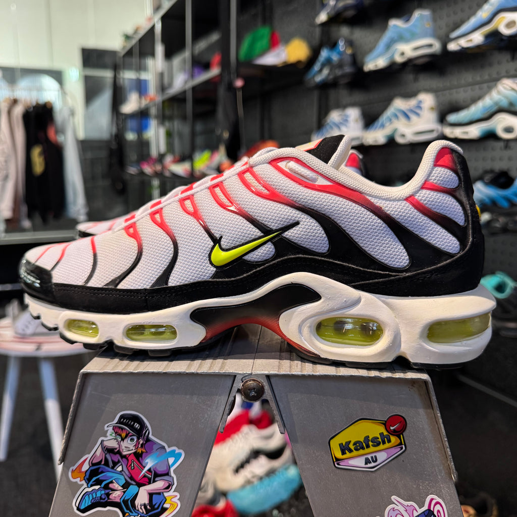 Nike Air Max Plus TN 'White Crimson Venom' (Brand New)