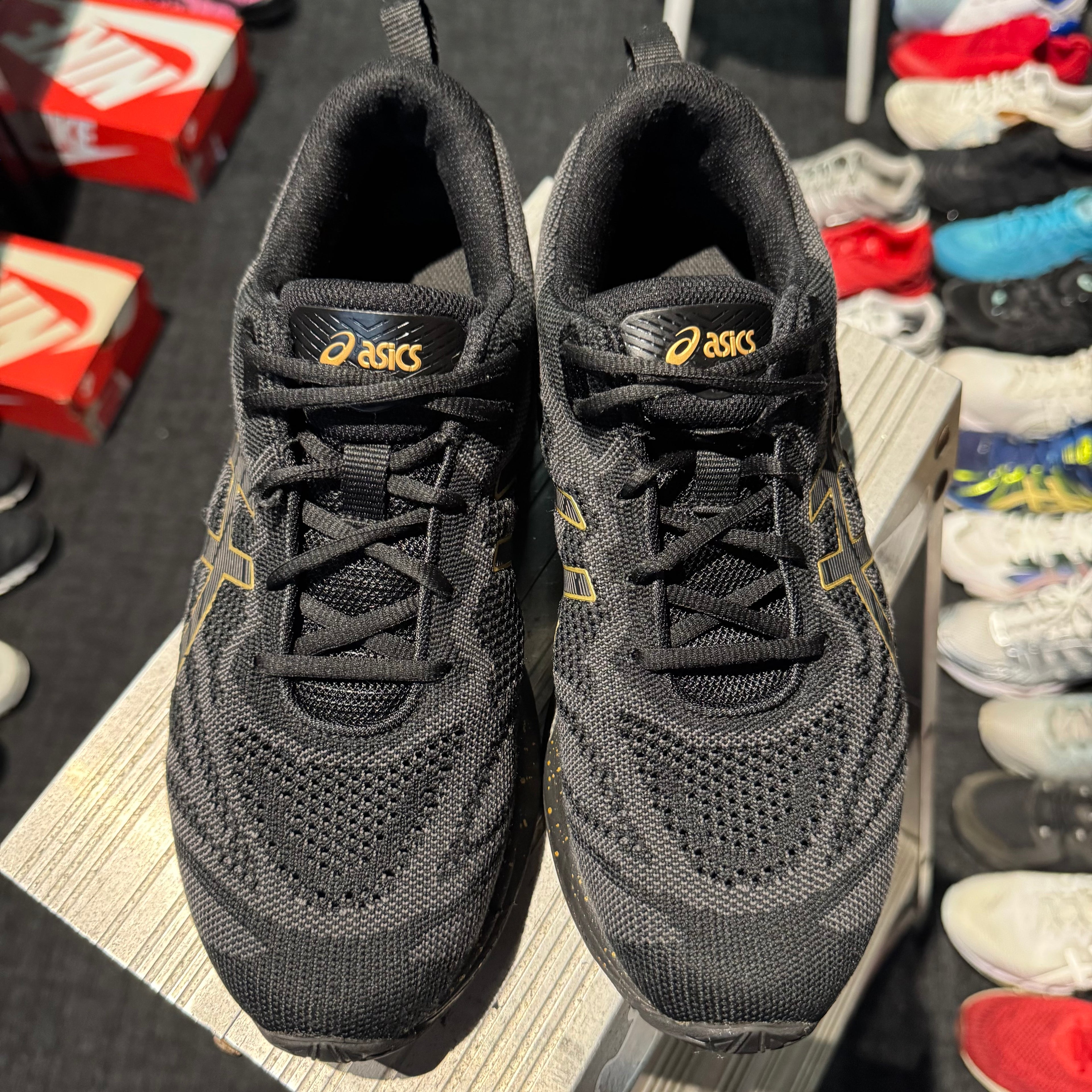 Asics Gel-Quantum 360 7 Knit 'Tokyo Neon Black Gold' (Second hand)