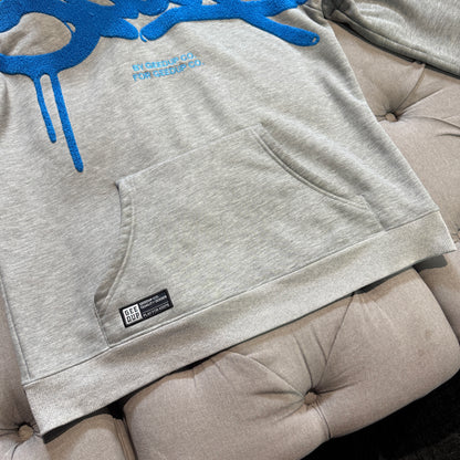 Geedup Handstyle Hoodie 'Grey Blue' (Second hand)