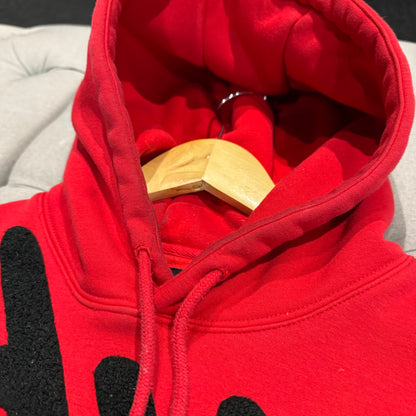 Geedup Handstyle Hoodie 'Red Black' (Second hand)