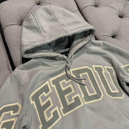 Geedup Team Logo Hoodie 'Grey Gold' (Second hand)
