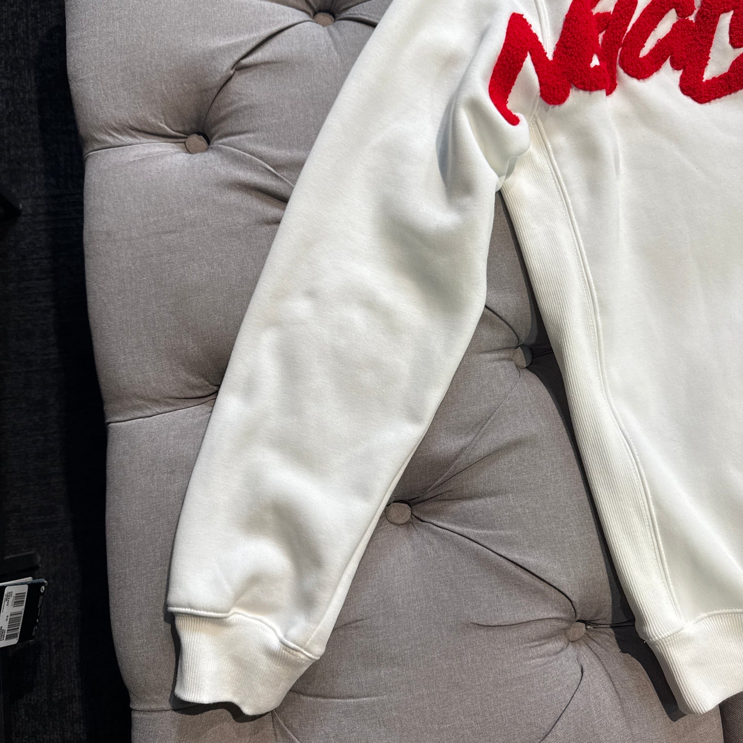 Geedup Always Neighbourhood Crewneck 'White Red' (Second hand)