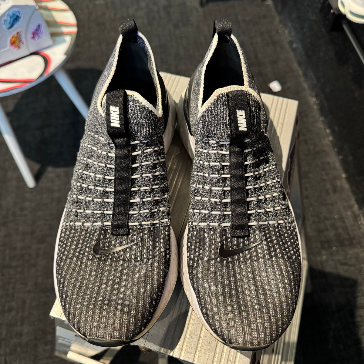 Nike React Phantom Run Flyknit 2 'Black White' (Second hand)