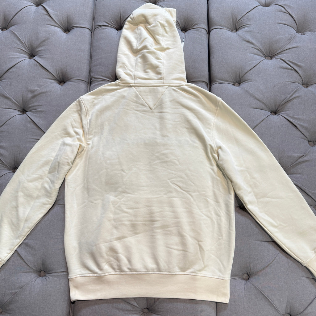 Tommy Hilfiger Linear Logo Hoodie 'Cream'