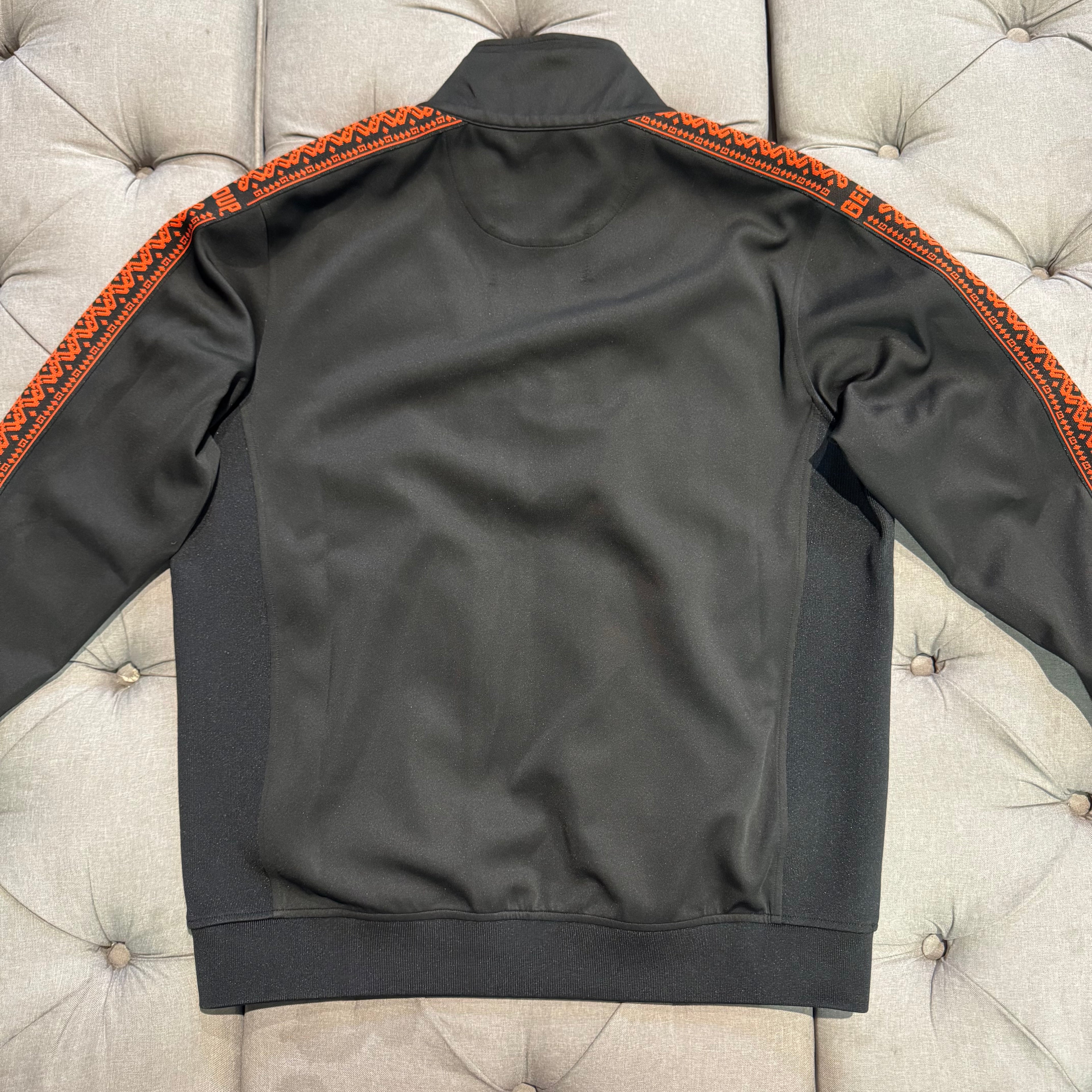 Geedup Core Logo G-Tape Jacket 'Black Burnt Orange' (Second hand)