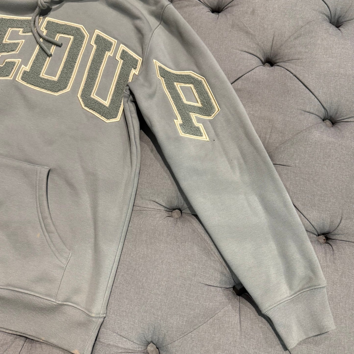 Geedup Team Logo Hoodie 'Grey Gold' (Second hand)