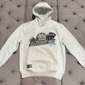 Geedup X Trapstar Sydney Shooters Hoodie 'White Marle/Blue' (Brand New)