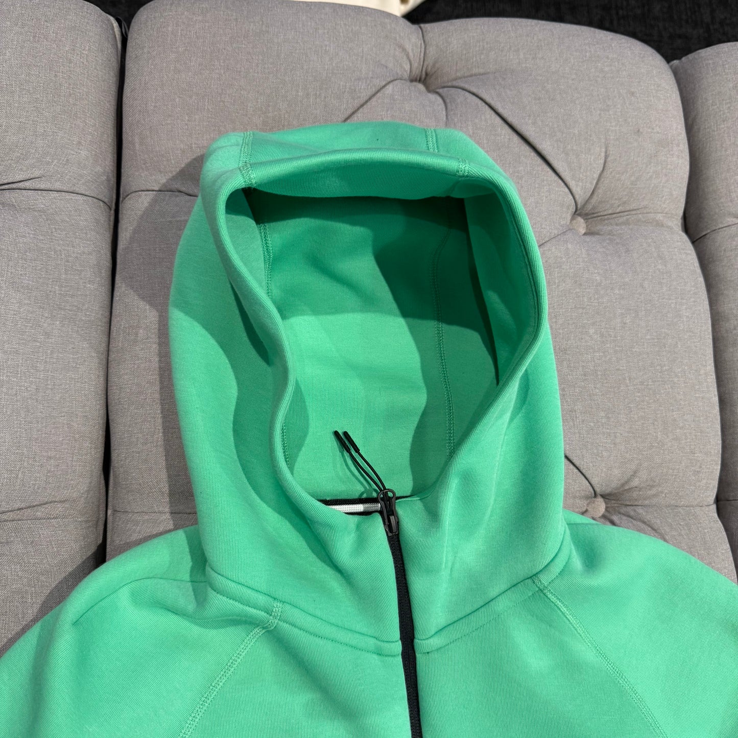 Nike Tech Fleece Hoodie Neon Lime Green (Second hand)